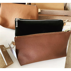 CLUTCH tilbehrspung  L - Mrk brun